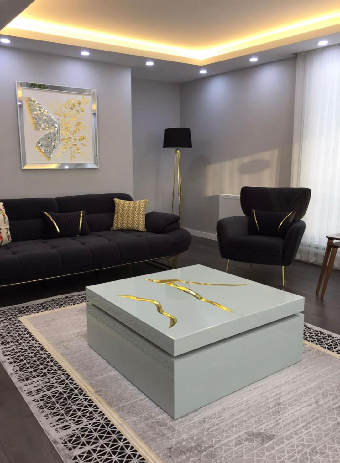 GOLDEN WHİTE ORTA SEHPA