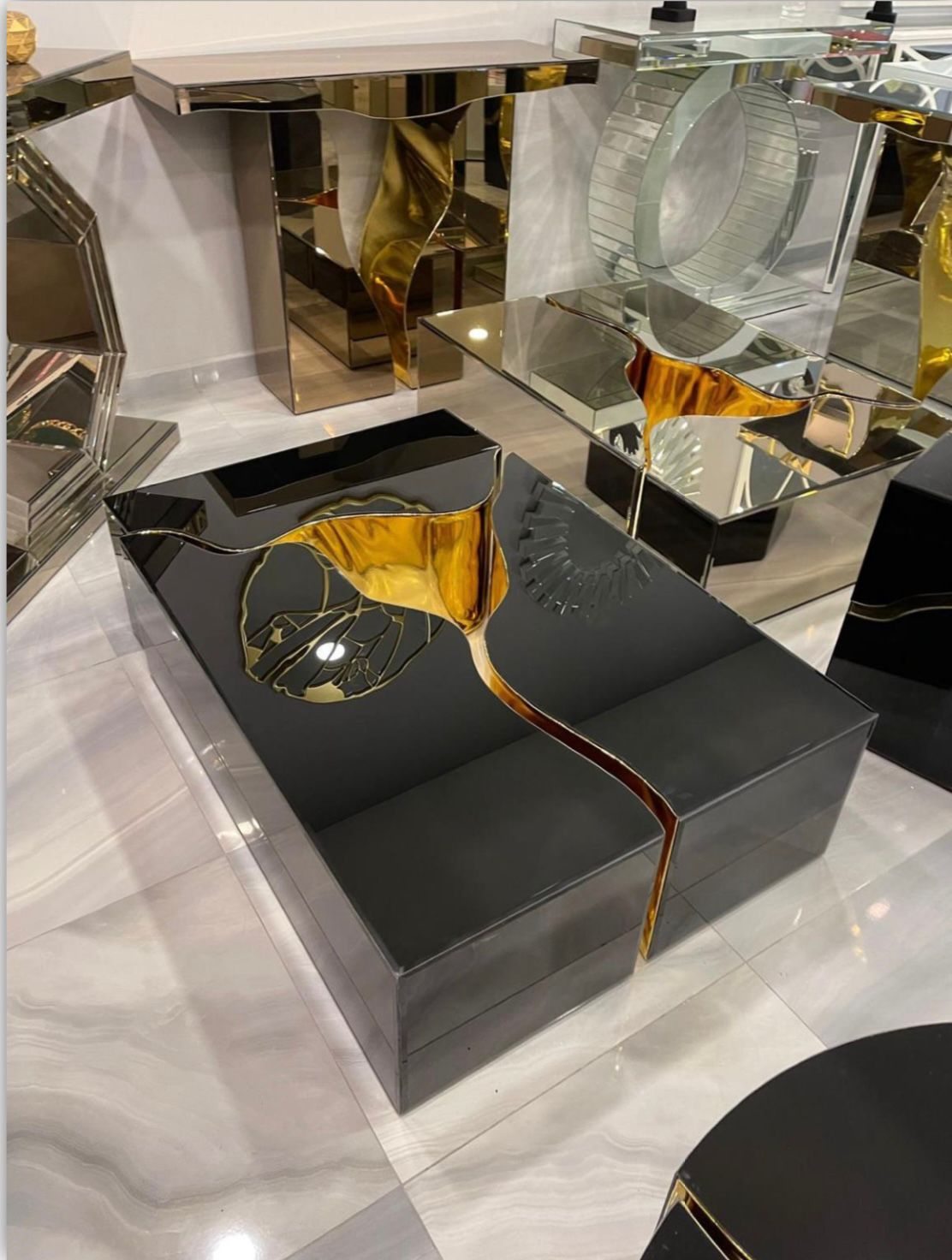 DERİN BLACK ORTA SEHPA