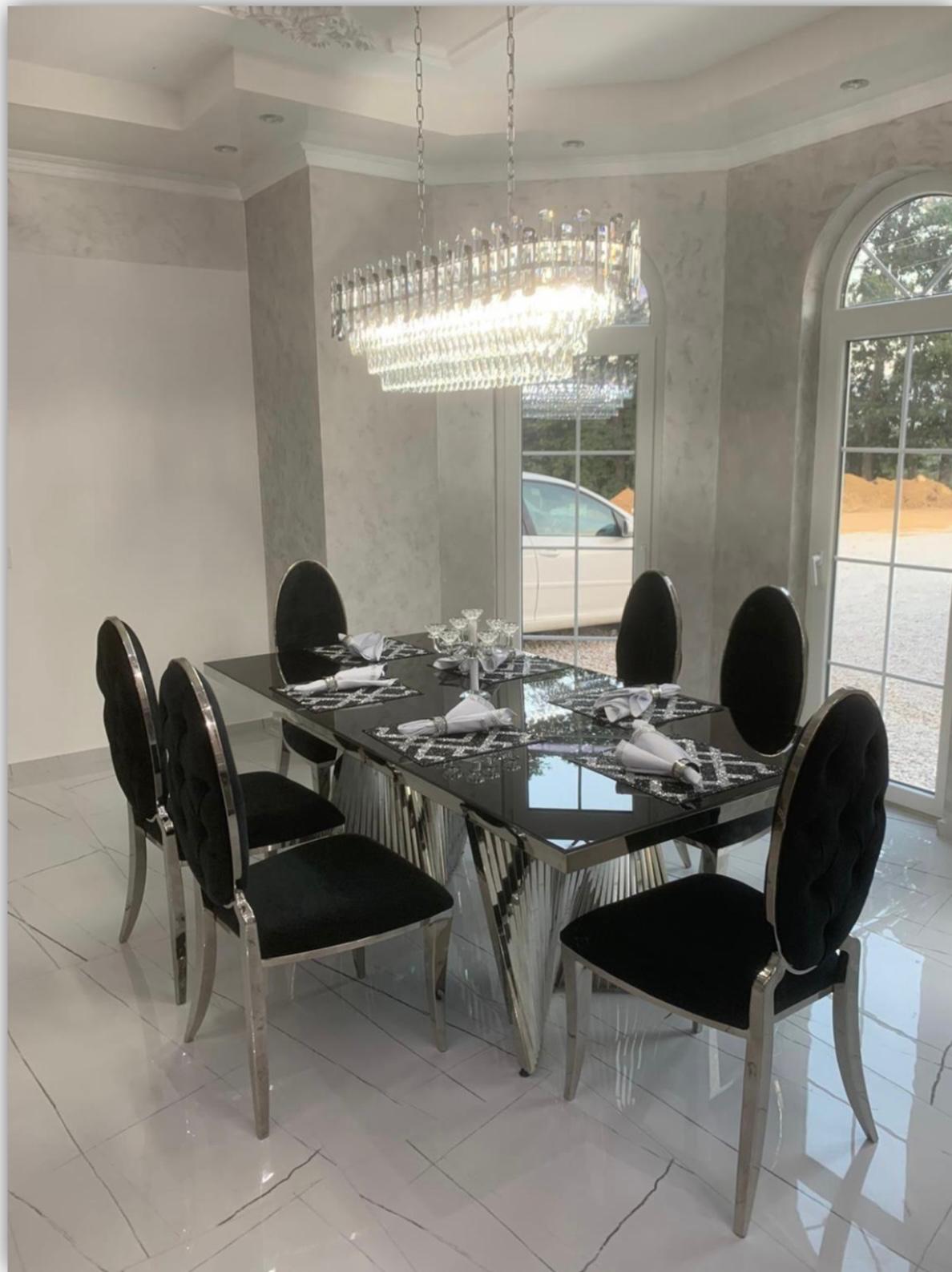 TİTANYUM SILVER MASA TAKIMI