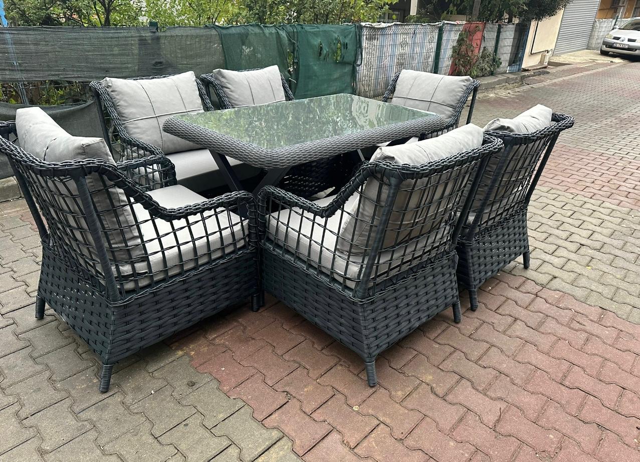BAHÇE TERAS RATTAN MASA TAKIMI